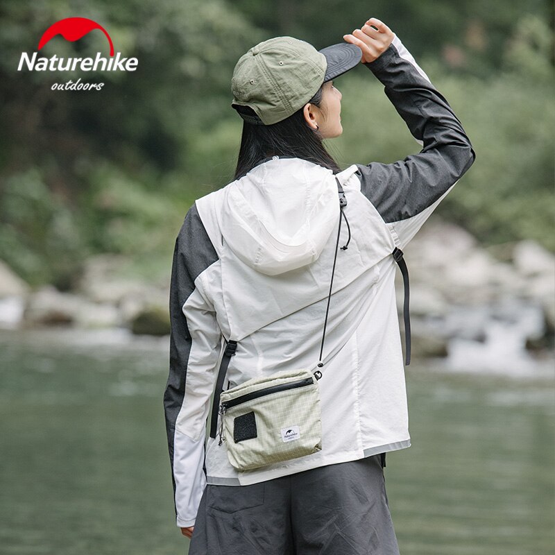 Naturehike Outdoor Reizen Satchel Mode Vrouw/Man 3L Geneigd Schoudertas 84G Ultralight Nul Opbergtas Waterdichte Rits