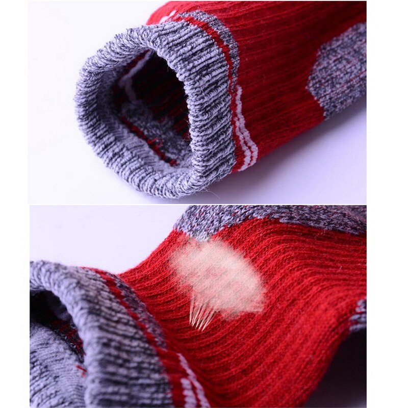 2Pairs/Lot Winter Thermal Walking Socks Thicker Men Women Outdoor Hiking Skiing Sock Sport Thermosocks For Cycling Mountaineer