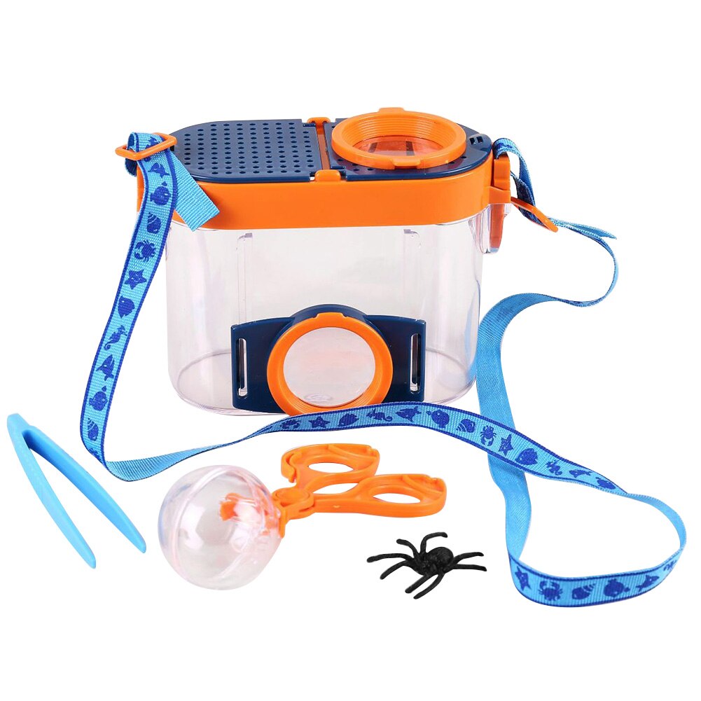 Overdrijf Microscoop Kids Toy Kinderen Wetenschap Kleine Insect Catcher Bug Viewer Kinderen Draagbare Interactieve Aanwezig