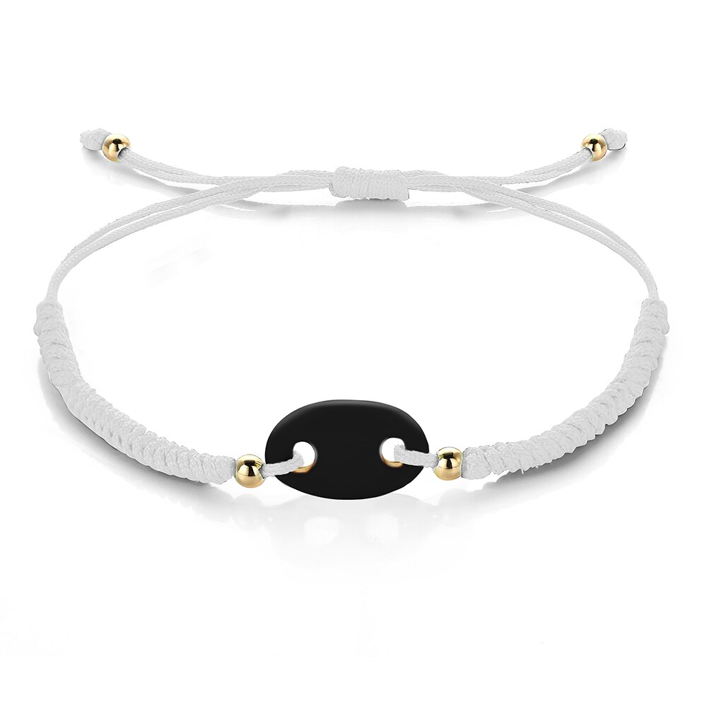 Neue H Schwein Nase Regenbogen Seil Kette Armbinde Für Frau Mann Sommer freundlicher Leuchtstoff Armbänder schmuck: B176-10