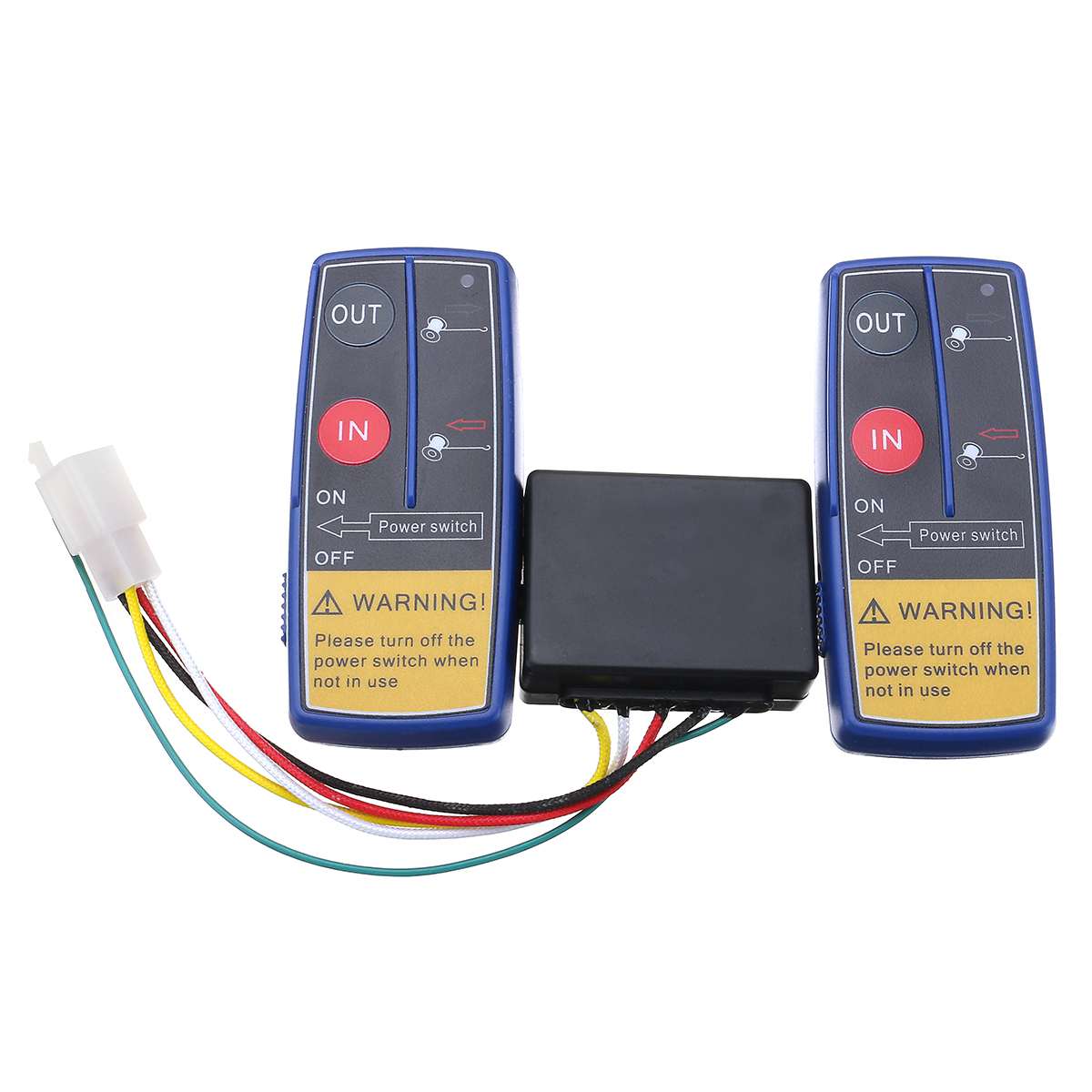 12V Car Wireless Winch Electric Remote Control With Manual Transmitter Set Truck ATV SUV Truck Vehicle Trailer Kit