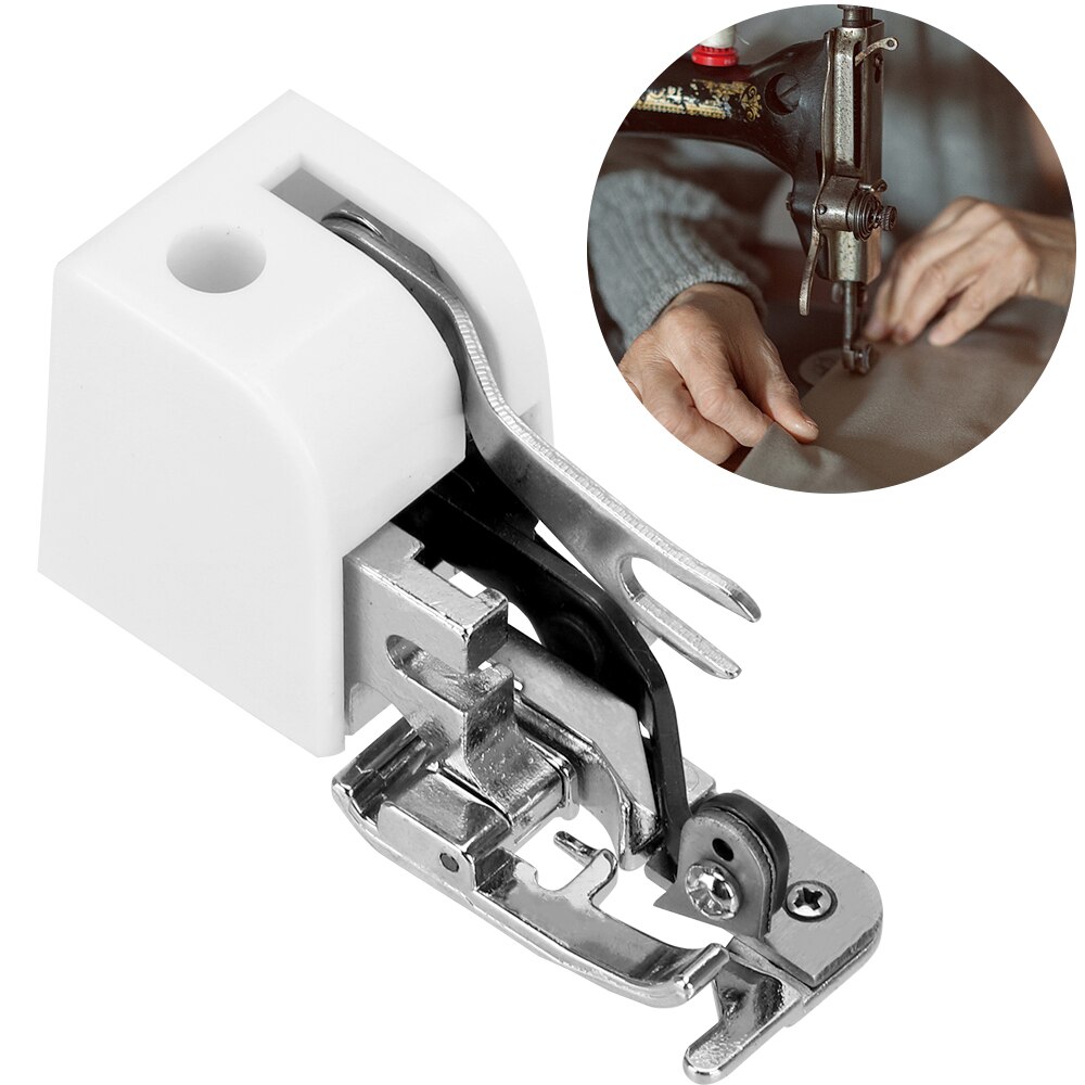 Prensatelas para máquina de coser, prensatelas con cortador lateral, prensatelas doméstica para manos, piezas Overlock para máquinas de coser Brother/Singer