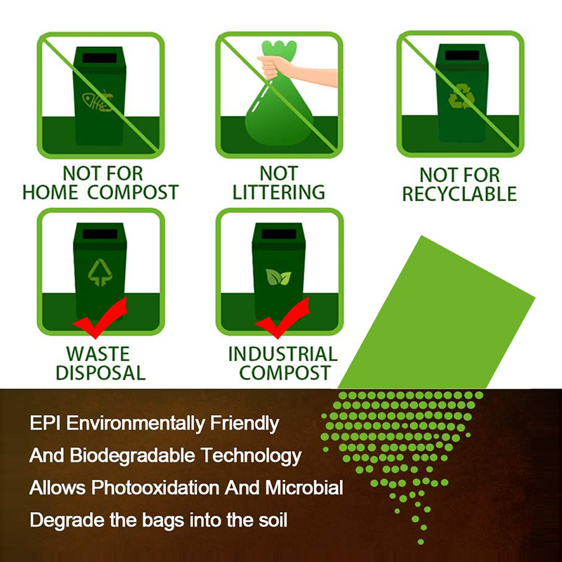 Bolsas de basura biodegradables para excrementos de perro, dispensador ecológico de bolsas de basura para mascotas, suministros para exteriores