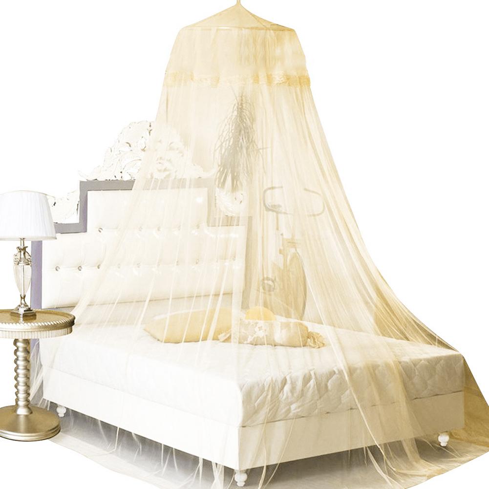 Bed Canopy Double Colors Hung Mosquito Net Princess Bed Tent Curtain Foldable Canopy On The Bed Fairy Lace Dossels