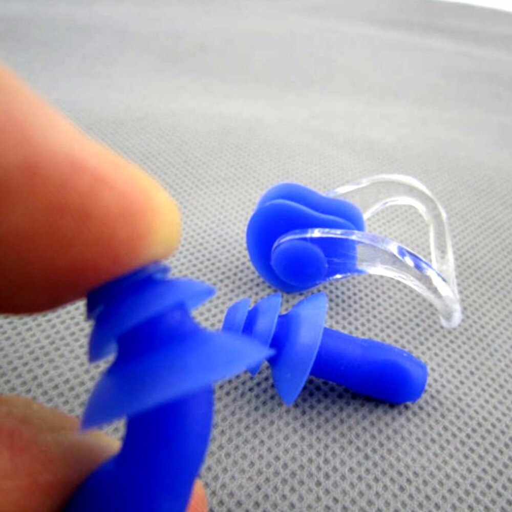 2 set/lotto Silicone nasale Splint impermeabile tappi per le orecchie piscina Piscinas accessori immersioni nuoto Multi snorkel maschera scuba surf boat
