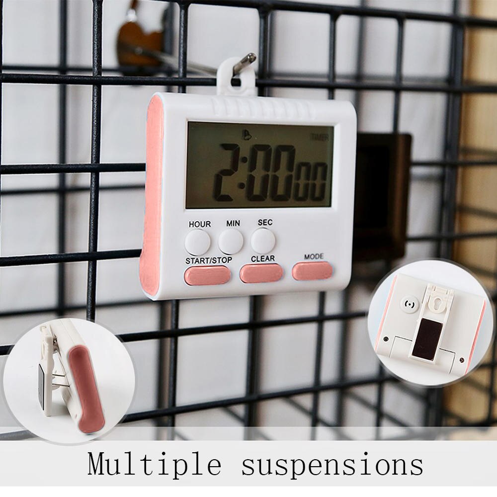 1 pcs Classroom Meeting Timers for Kids and Teacher Digital Kitchen Timer Count-Up Count Down for Cooking Baking Office Study