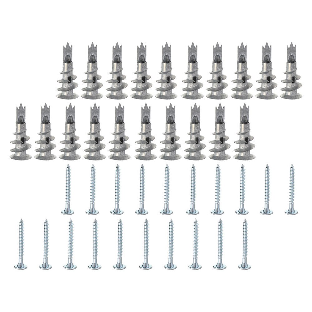 100 Pcs Wall Fixing Screws Screw Fixings Useful Self-Drilling Drywall Anchors for Shop