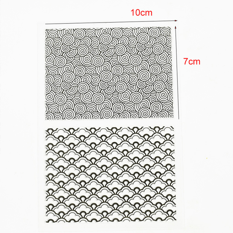 Sello transparente de PVC para manualidades hechas a mano, calcomanías de modelado, escultura de arcilla, decoración, DIY, 1 ud.