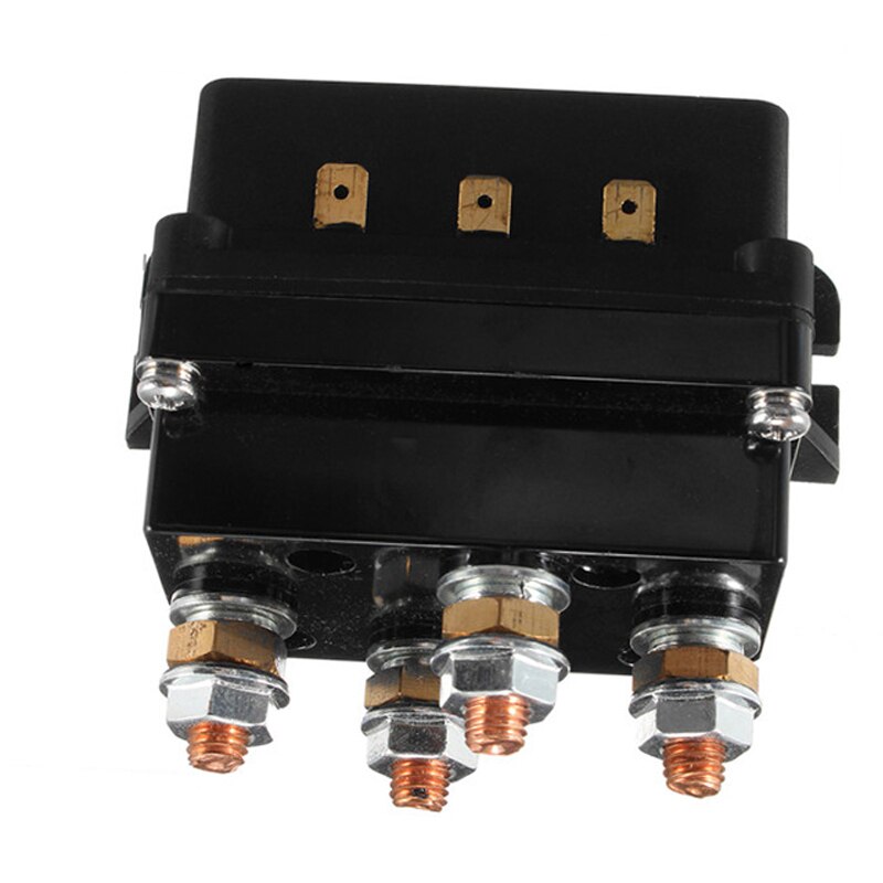 12V 500Amp HD Electric Capstan Contactor Winch Control Solenoid Twin Wireless Remote Recovery 4x4