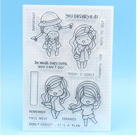 Timbre clair Transparent pour bricolage | scrapbooking/fabrication de cartes, A321,: 7
