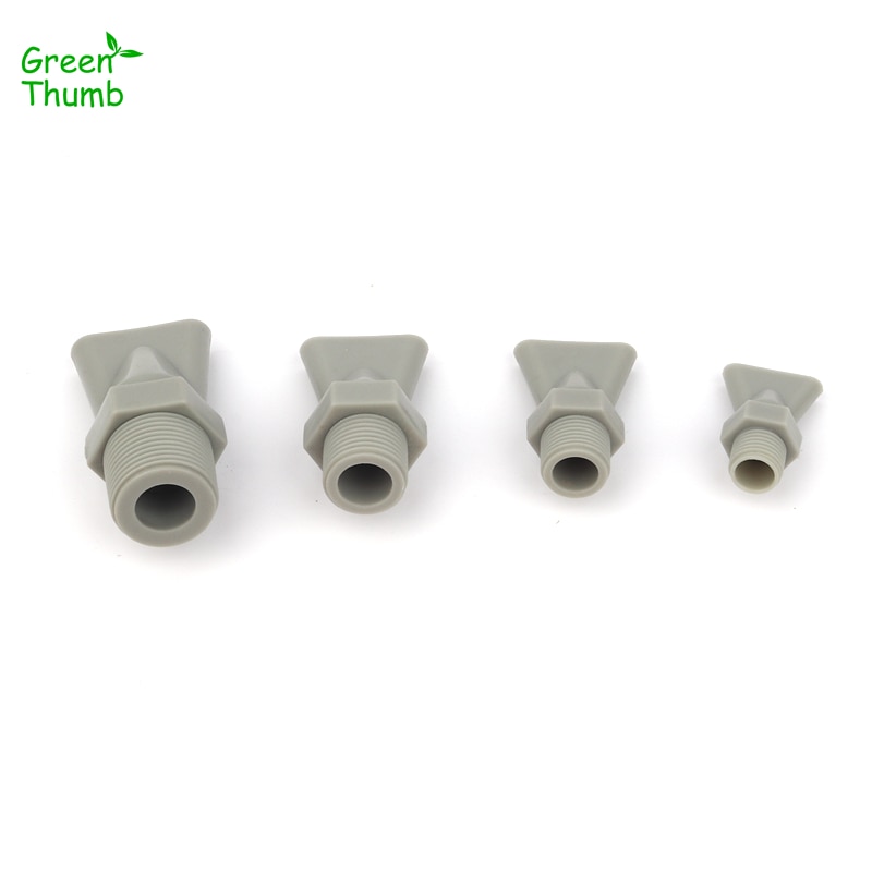 1pc 1/4,3/8,1/2,3/4 Inch Duckbill Sprinkler Male Thread Garden Irrigation Nozzle Industrial Agriculture Flat Nozzle