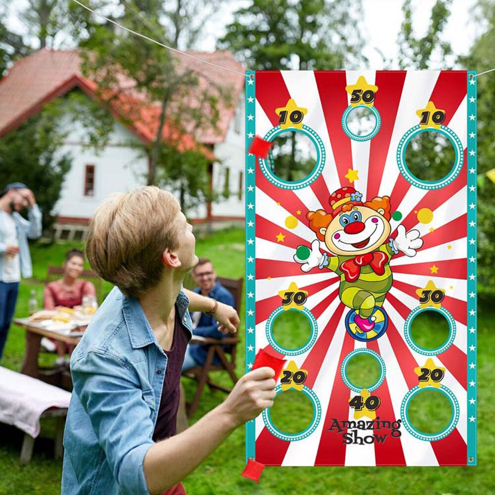 Sacs de haricots amusants pour adultes et enfants, jeu de jouets, en sécurité, à lancer, accessoires de fête de noël en plein air