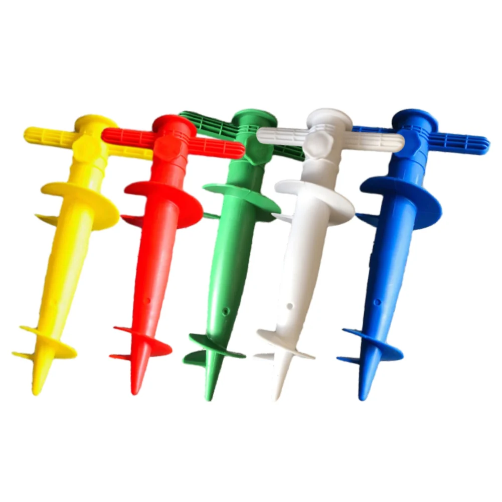 1PC Paraplubasis Verstelbare Plastic Zon Strand Patio Zand Grondbevestiging Ankerstandaard Spike Auger Houd Houder Tuinaccessoires