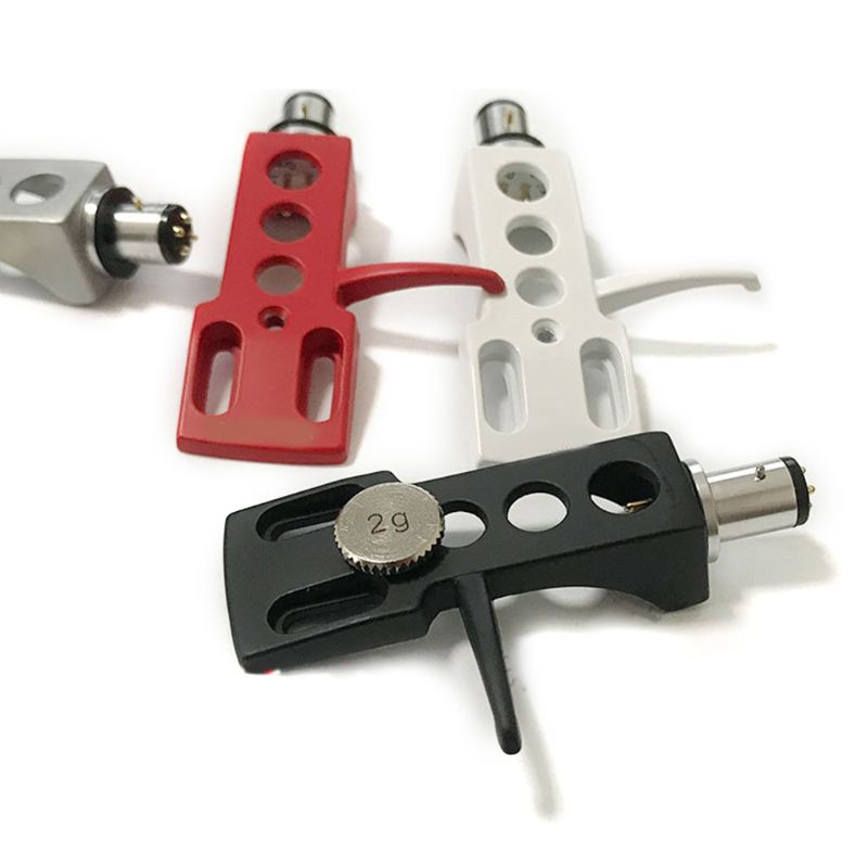 Universele Draaitafel Headshell Mount Lp Phono Cartridge Vervanging Fonograaf Hoofd Houder Stylus Lood Draad