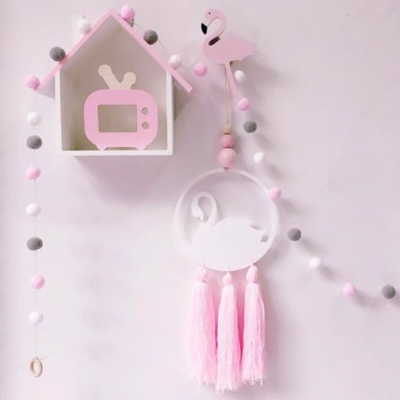 30pcs DIY Wool Felt Balls Round Poms DIY Handmade Craft Supplies for kindergarten Home room decor balls of wool Wall Ornament