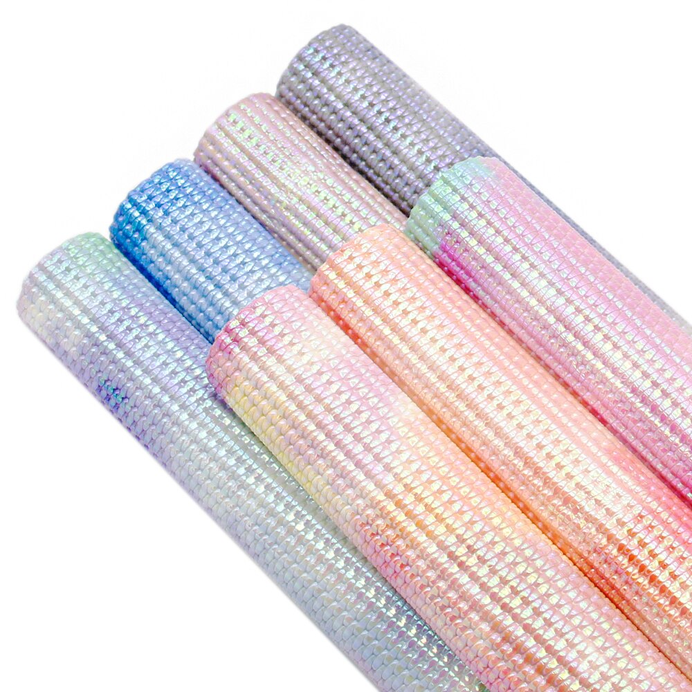 20*34cm tie-dye bump tekstur imiteret læder stof ark vinyl tøj polstring diy håndlavede øreringe sløjfer ,1 yc 11226