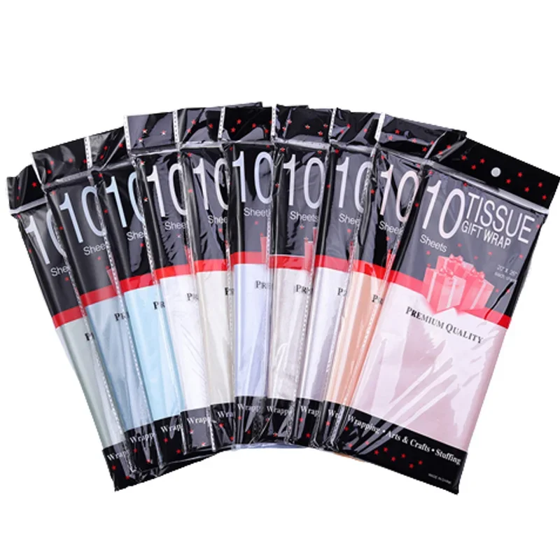 10 Uds. De papel para envolver flores de 50x66cm, ramo de flores, papel para manualidades DIY, suministros de embalaje de para de boda, cumpleaños, Baby Shower