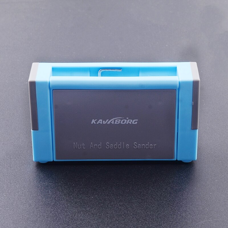 Guitar Saddle and Nut Sander Polishing Abrasive Kit 100x55x25mm Guitar Repair Tool with free 2 Abrasive Papers