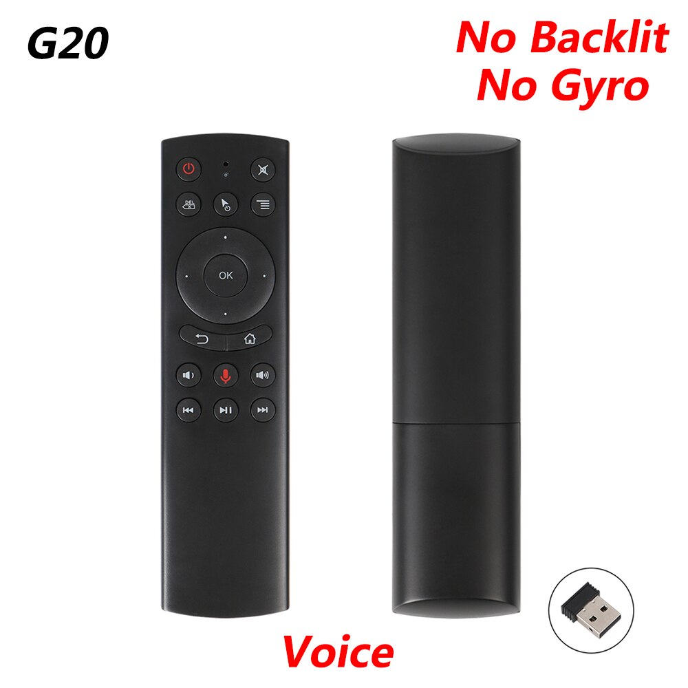 G20S PRO Backlit Wireless Air Mouse IR Learning 2.4G Gyroscope Smart Voice Remote Control for TOX1 Android TV Box vs G20S G20
