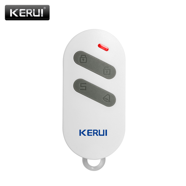 KERUI RC532 Wireless Remote Controller Plastic KeyChain 4 Keys Only For Our Wifi / PSTN / GSM Home Burglar Security Alarm System: 1pc