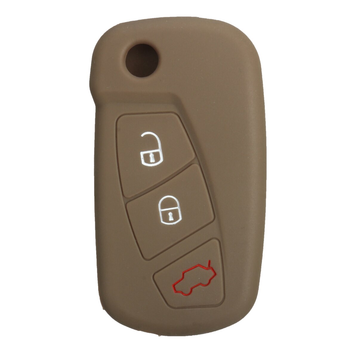 16 Kleur Siliconen 3 Button Remote Flip Key Case Fob Cover Bescherm Houder Voor Ford Ka