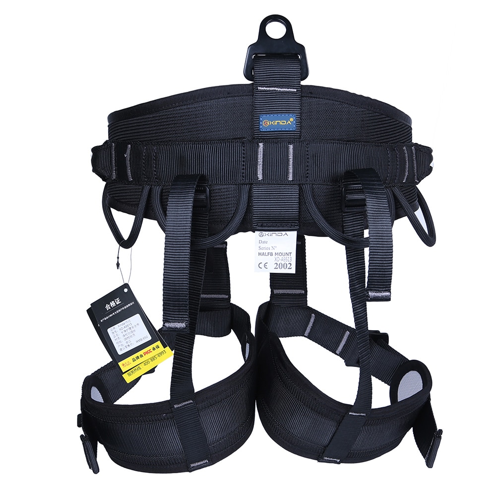 XINDA – harnais d'escalade de randonnée en plein air, ceinture de sécurité demi-corps, soutien de la taille, pour femmes et hommes, équipement aérien