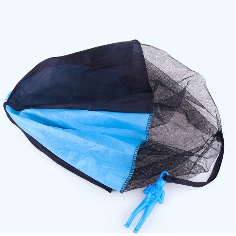 6 Stks/set Multi-color Vierkante Strand Hand Gooide Speelgoed Vliegende Parachute Pop G2AE