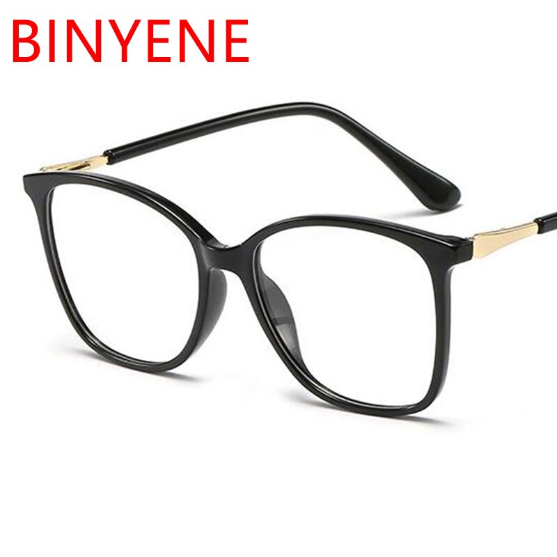 Pearl white Glasses Frame Men Women Oculos De Grau Vintage Clear Lens Eyeglasses Reading Myopia Glasses Cat Eye Big Eyewear