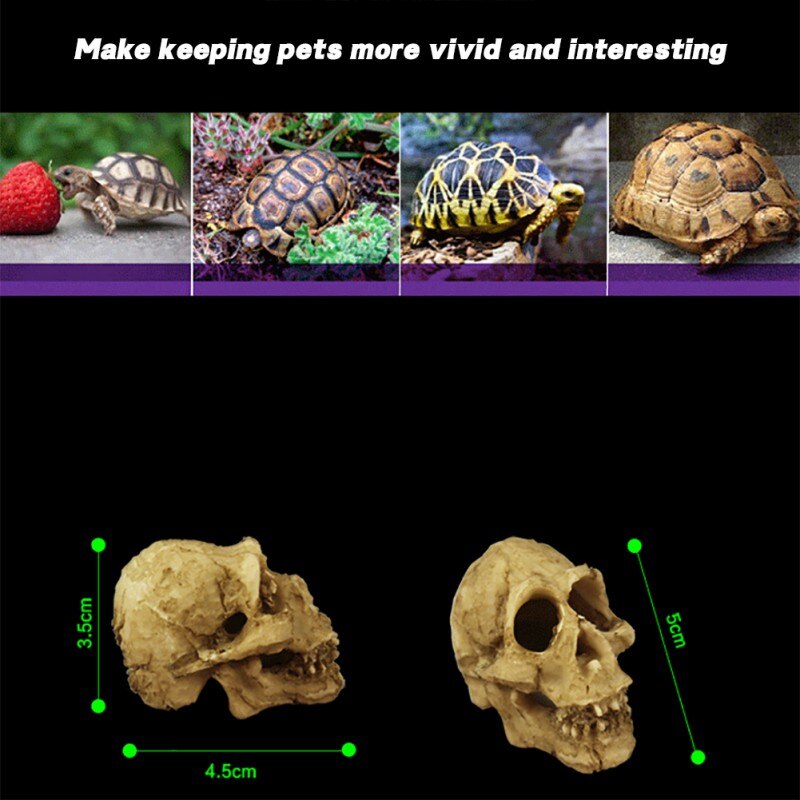 Hars aquarium decoratie aquarium terrarium decoratie halloween decoratie schedel klim landschap aquarium ornament accessoires