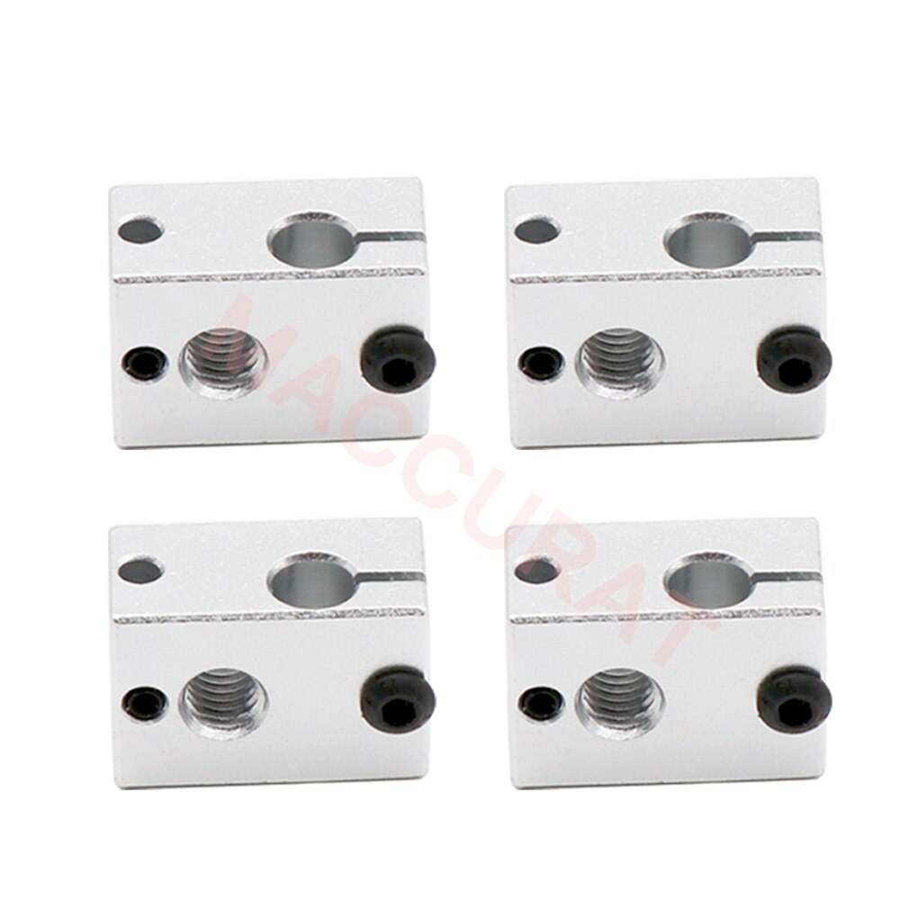 3D Printer Parts Upgraded Aluminium V6 Heat Block 23*16*12 mm For E3D V5 V6 PT100 J-head Extruder HotEnd Heater Heating