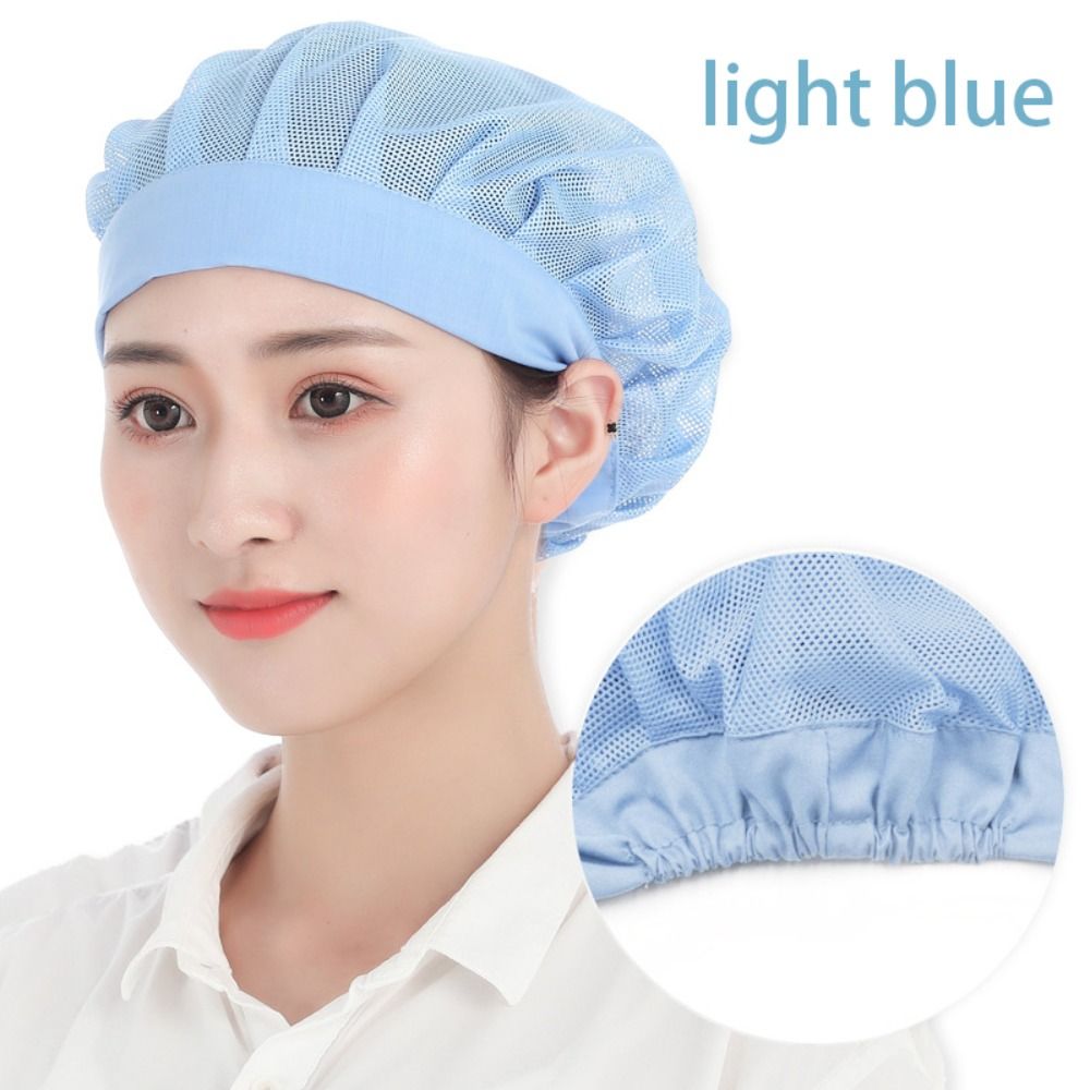 Hair Nets Chef Cap Chic Work Headband Food Service Cook Hat Bundled Hair Cooking Hygienic Cap Hotel: army green