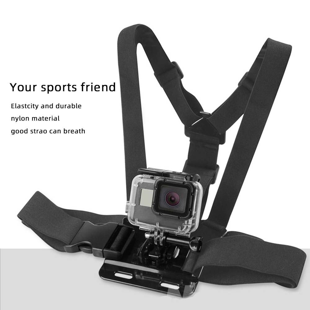 Go Pro Accessories For Gopro hero7 6 5 4 3+ Action Sport Camera Chest Head Hand Wrist Strap For Xiaomi yi 4k Eken Car Supction