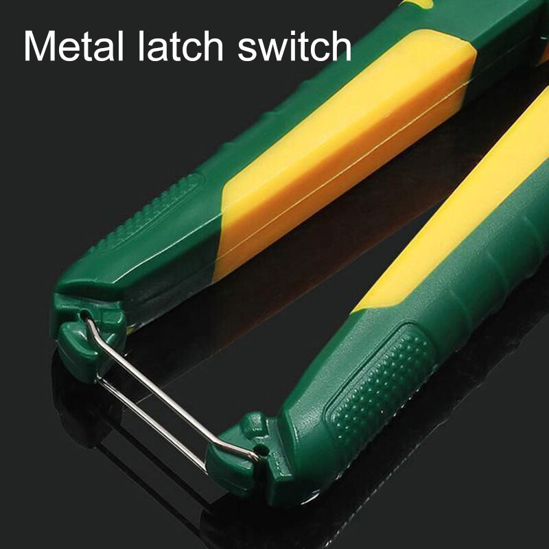 10" High-carbon Steel Stud Crimper Punch Lock Single Hand Keel Fastening Forceps Flat Mouth Metal Plier