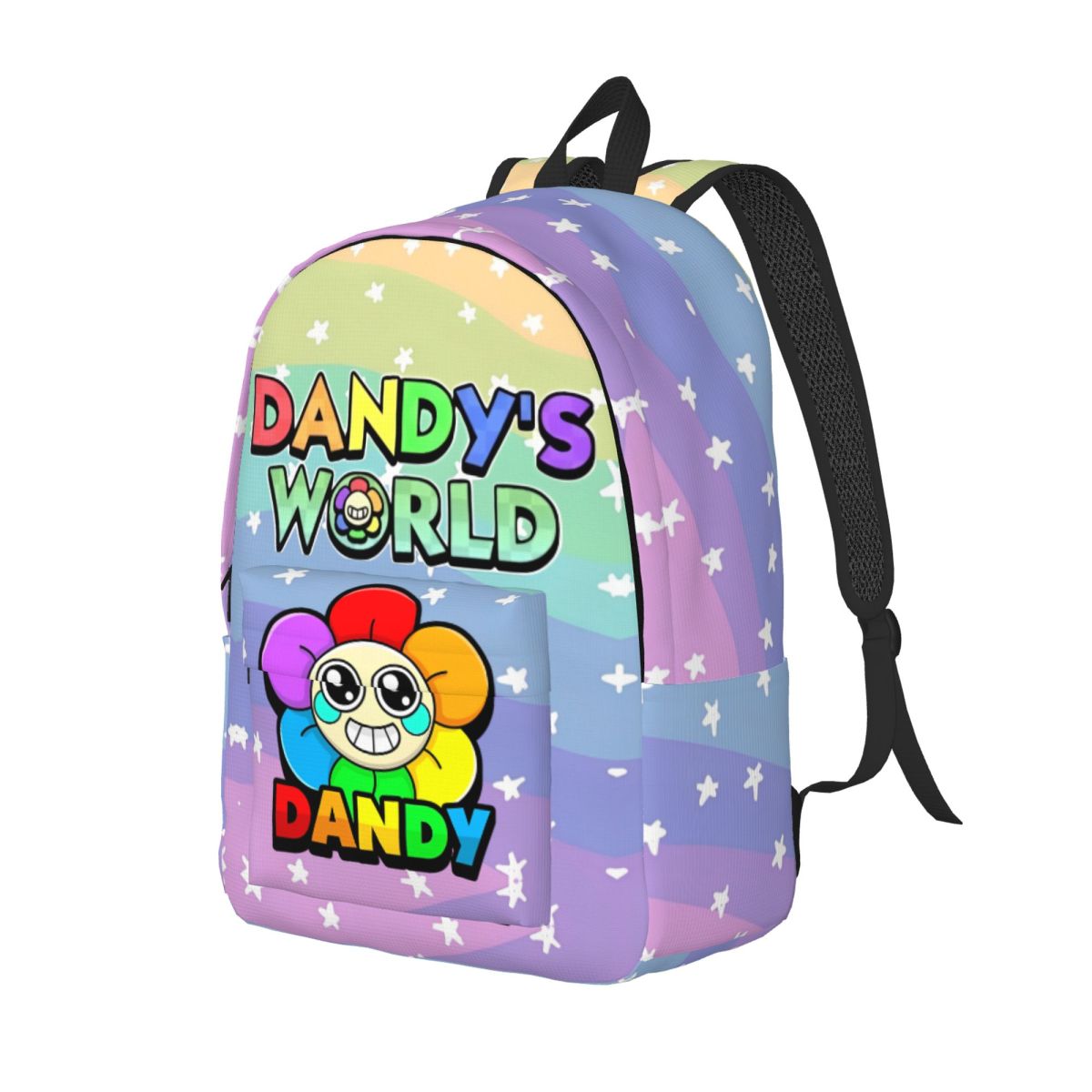 Dandys World Backpack for Men Women Teenage Student Hiking Travel Daypack Cartoon Game Laptop Computer Shoulder Bag Durable
