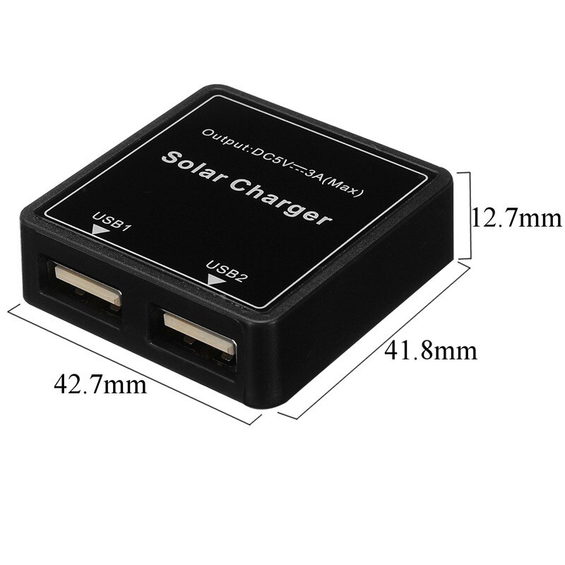 Aurinko invertteri muunnin säädin 5v 3a( max.) lähtö itse aurinkopaneeli laturi lataus iphone ipad samsung huawei xiaomi jne