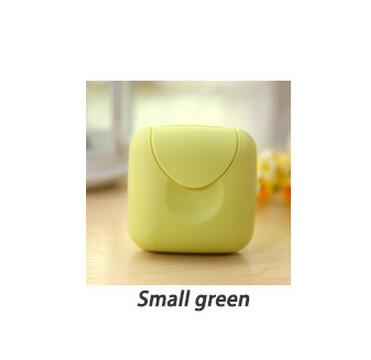 Jabonera portátil de plástico para baño, recipiente de almacenamiento para ducha, viaje, senderismo, dispensador de jabón, estante, novedad: Gris claro