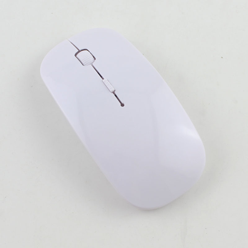 Bluetooth Wireless With USB Rechargeable RGB Mouse BT5.2 For Laptop Computer PC Macbook Gaming Mouse 2.4GHz 1600DPI: GRAY