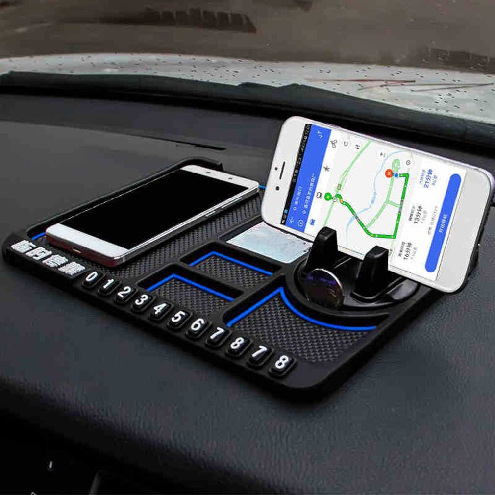 Multifunctional Car Anti-Slip Mat Auto Phone Holder Non Slip Sticky Anti Slide Phone Mount Silicone Dashboard Car Pad Mat