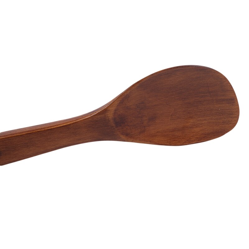 Keukenschep spatel rijstlepel lange houten spatel pannenkoekenschep peddel serveerlepel kookgerei maat 21*7cm