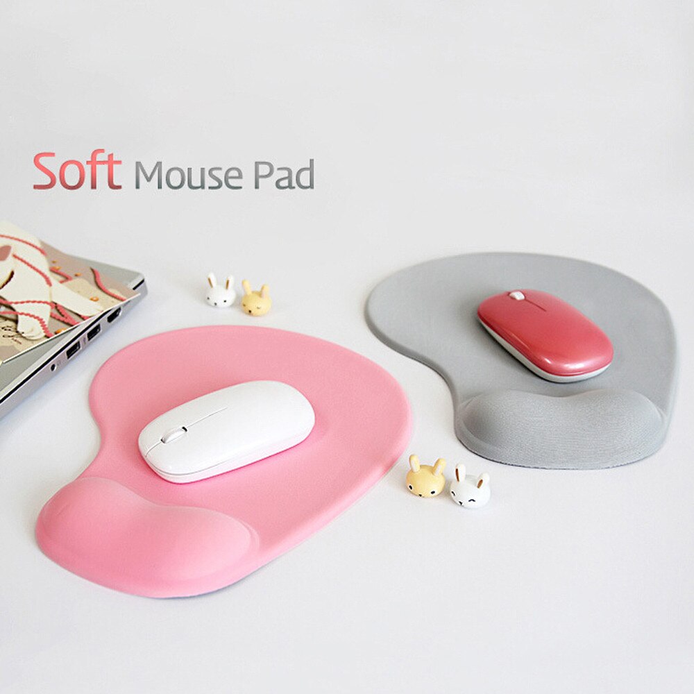 Gaming Mouse Pat almohadilla blanda para ratón de silicona con reposamuñecas, alfombrilla de soporte para PC, portátil, Gaming