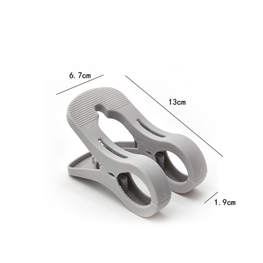 1pcs Laundry Clothes Pegs Large Windproof Bed Sheet Clips Cotton Quilt Clothing Plastic Clothespin Clothes Sun Caught Big Clip
