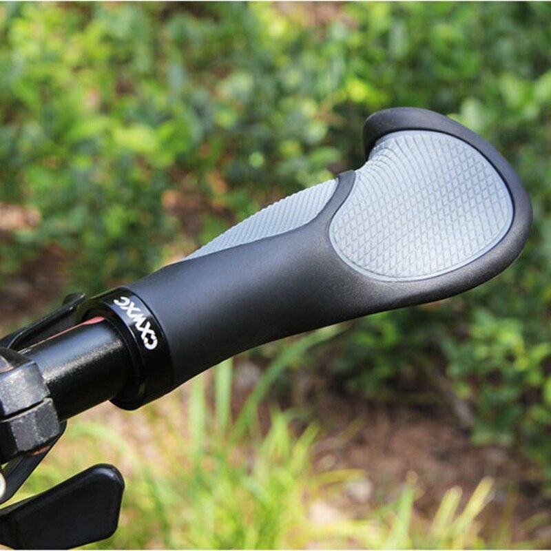 Ergonomic Bike Handlebar Grips 19mm Soft Rubber Non-Slip Grips Double Lock Comfortable Long Rides Suitable Road Bikes Bmx Mountain Perfect Cycling Enthusia