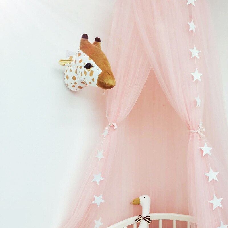 Dier Hoofd Giraffe Muur Decor Opknoping Mount Knuffel Pluche Speelgoed Prinses Pop Meisje Kids Kinderkamer