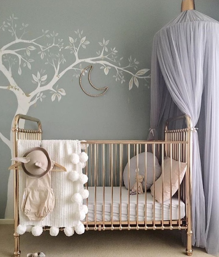 Zomer kinderbeddengoed klamboe romantisch babymeisje rond bed klamboe bedovertrek bedhemel voor kinderkamer