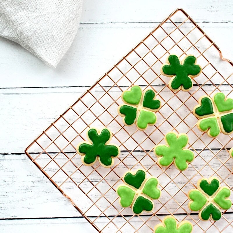 Vier Klavers Cookie Cutter Lucky Bakvorm Voor St. Patrick &#39;S Day Cookie Run Mold Fondant Bakken Tool Keuken accessoires