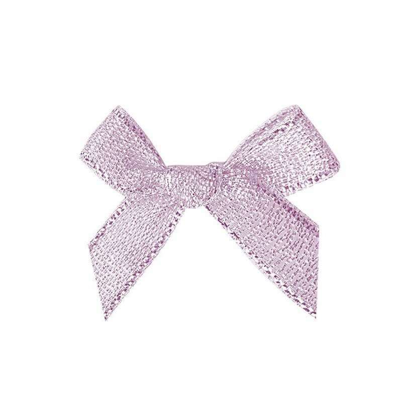 50 Uds. De Color brillo satinado goma de pelo con lazo, suministro artesanal, decoración del banquete de boda, lazos artísticos, accesorios para sombreros de costura, apliques