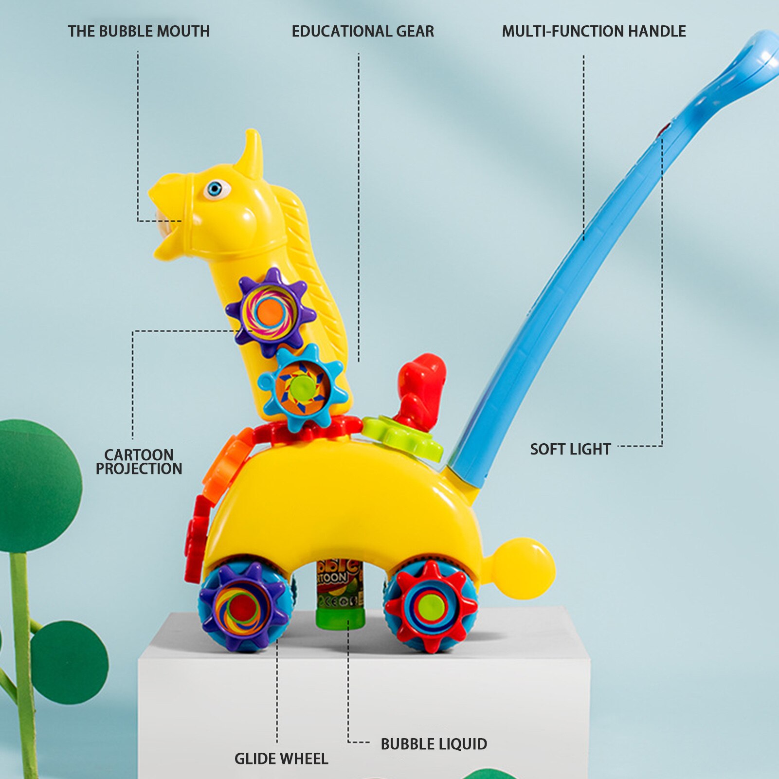 Bubble Machine Winkelwagen Kids Automatische Bubble Blower Maker Voor Kinderen Speelgoed Voor Buiten Spelen