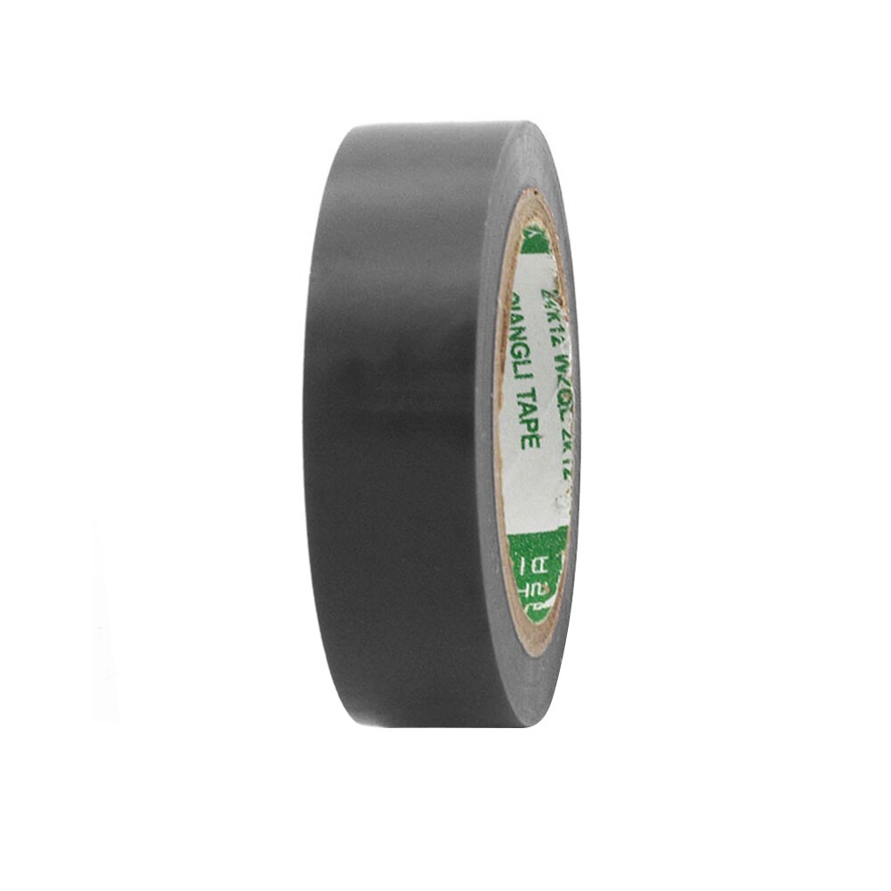 9m PVC Waterproof Self- Adhesive Electric Tape Electrician Wire Insulation Flame Retardant Plastic Tape Electrical High Voltage: Black