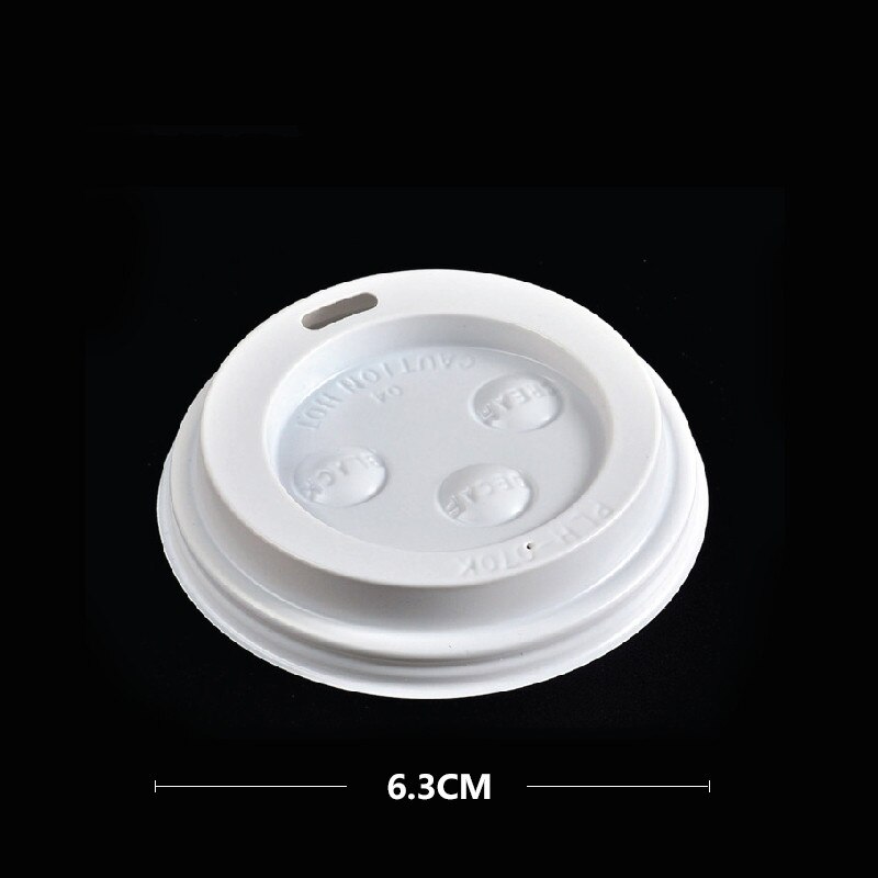 100pcs Net red 4oz 100ml small paper cups double layer dispsoable coffee cup birthday party favor milk tea beverage cup with lid: white lid