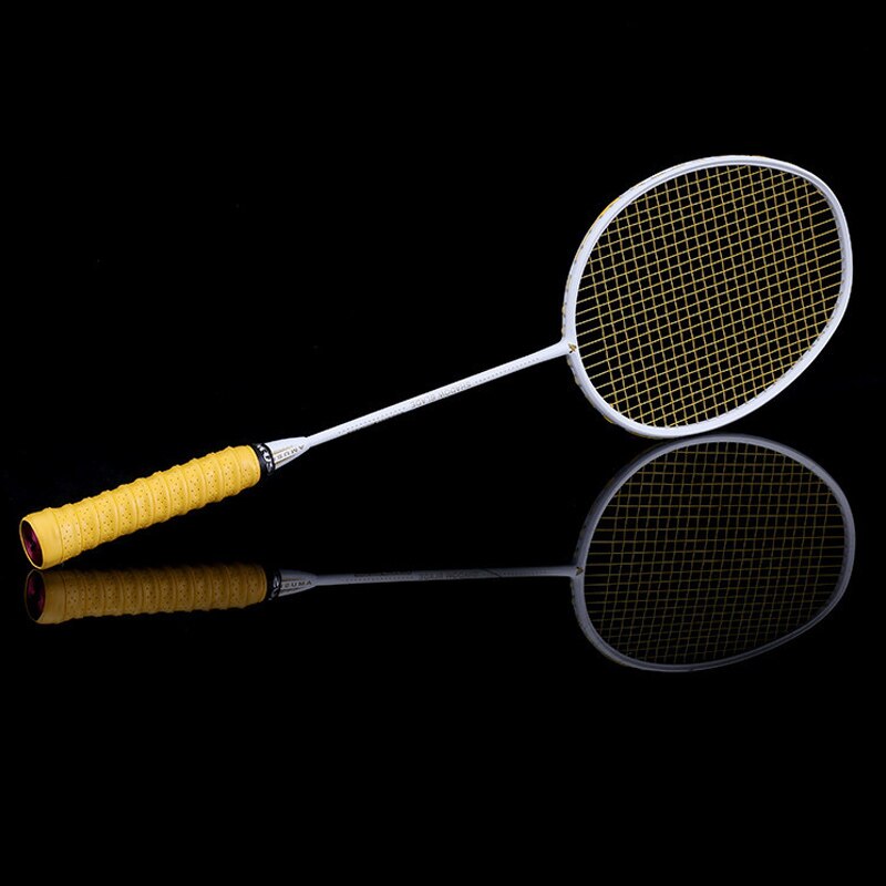 Graphite Single Badminton Racquet Carbon Fiber Badminton Racket with Carrying Bag B2Cshop: 09